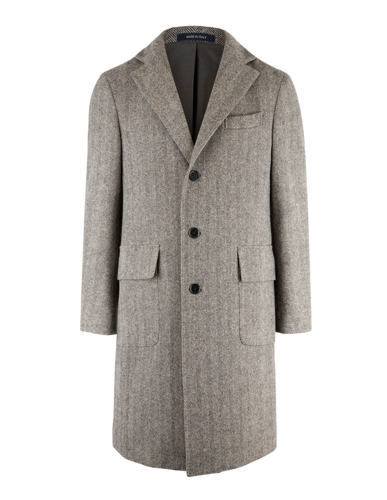 herringbone wool coat