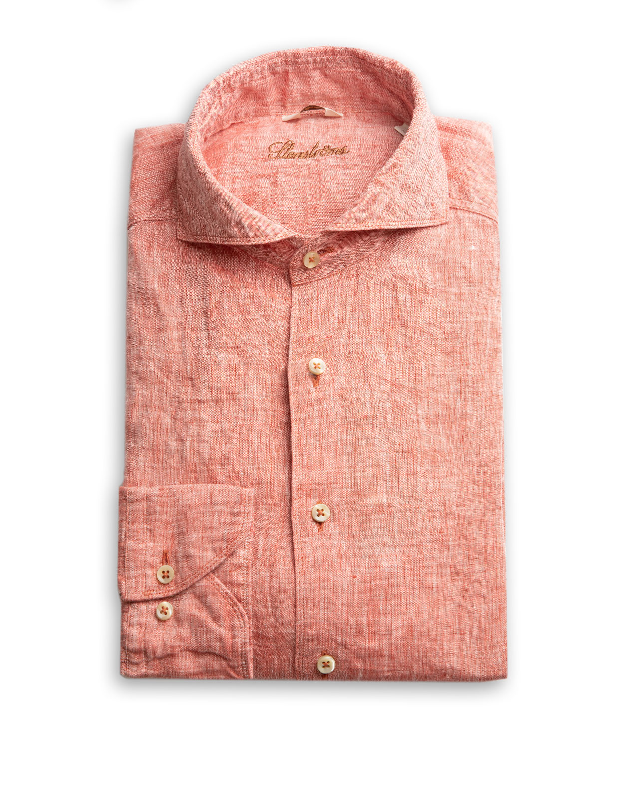 fitted linen shirt