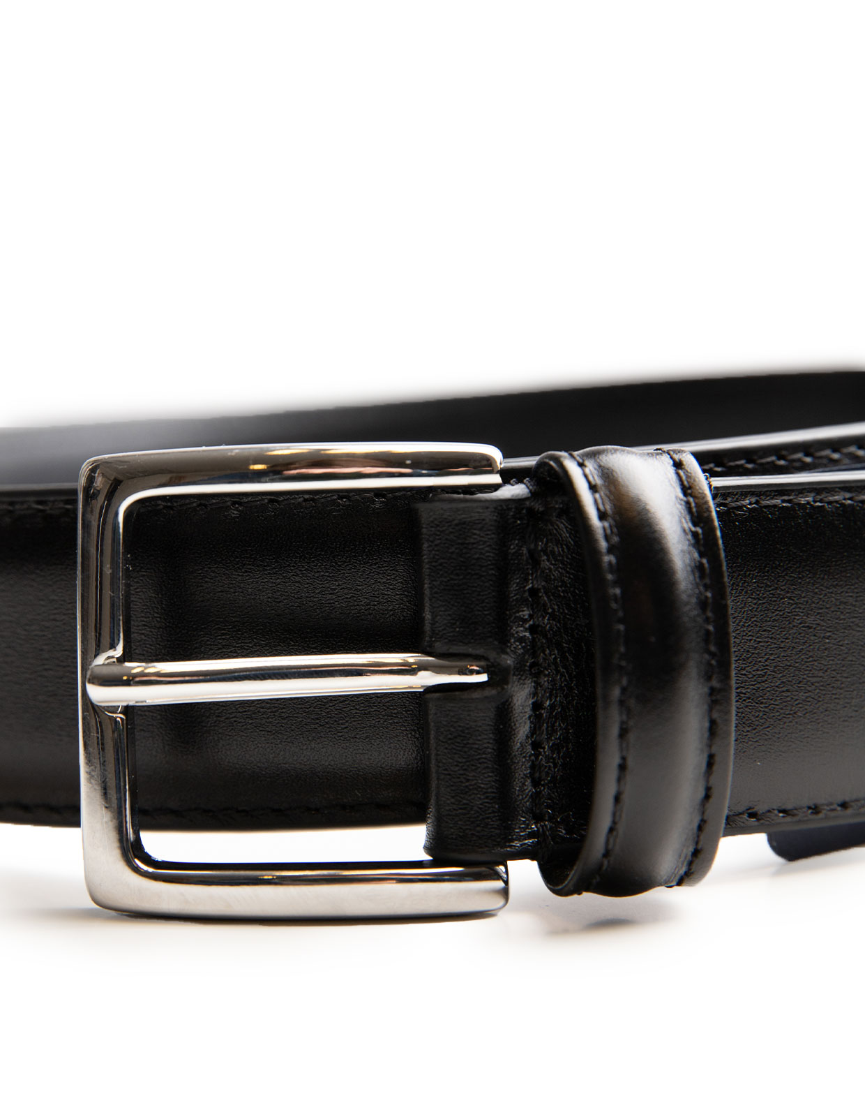 Black shop leather belt