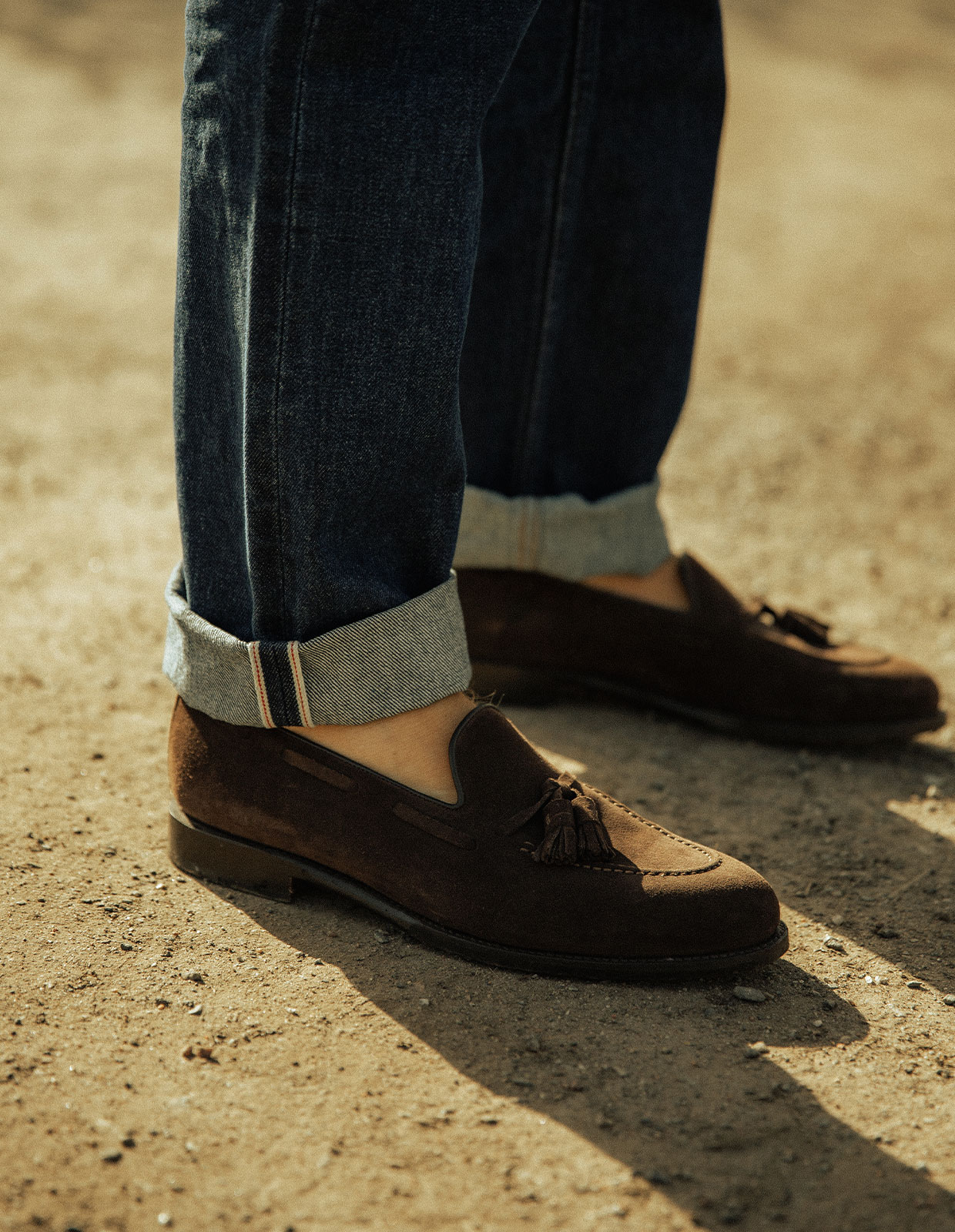 Tassel Loafers Mocka Brun