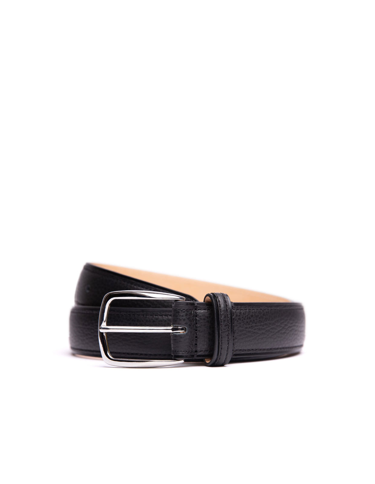Adria Leather Belt Nero Stl 95