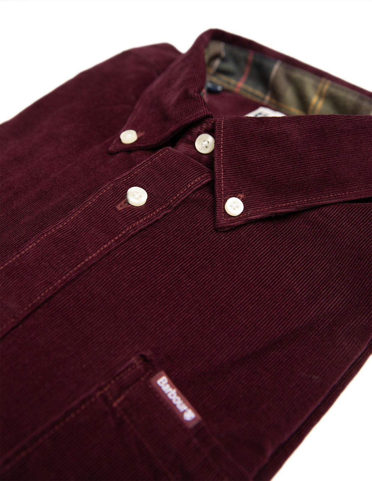 Ramsey Tailored Fit Skjorta Winter Red Stl M