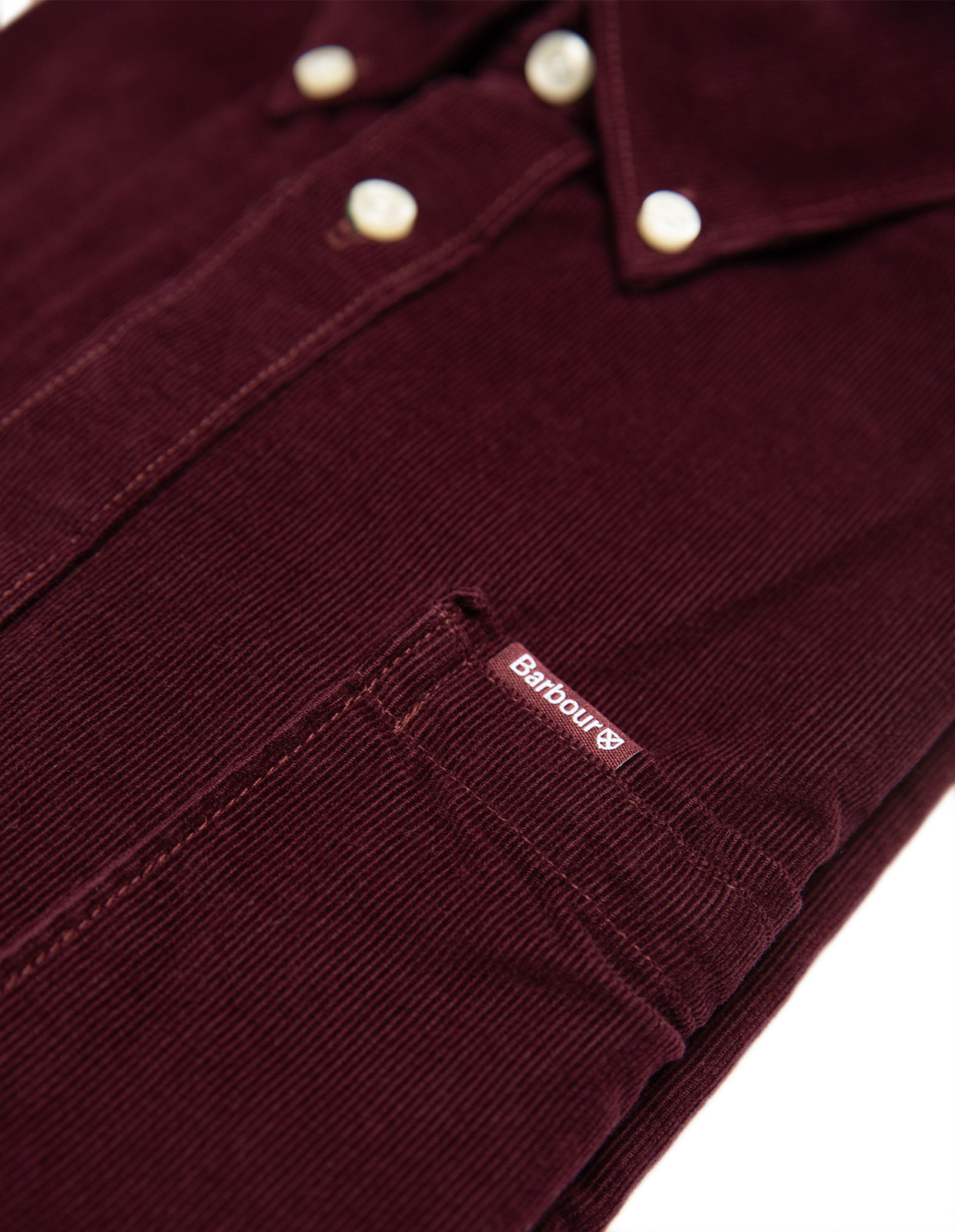 Ramsey Tailored Fit Skjorta Winter Red Stl M