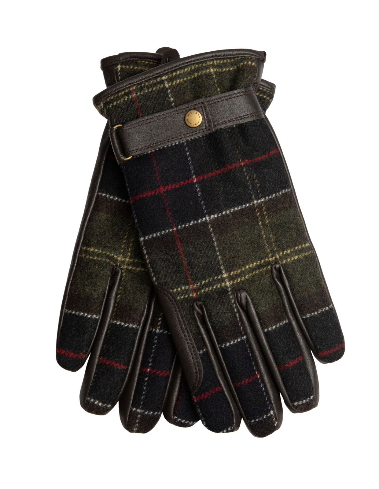 Newbrough Tartan Handskar Grön