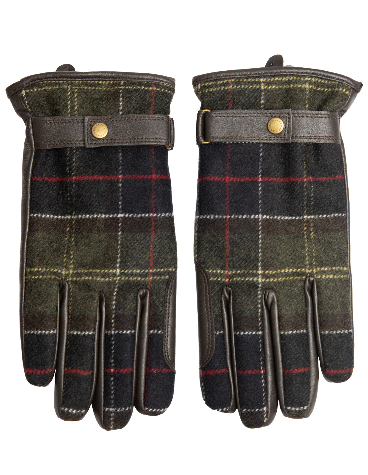 Newbrough Tartan Handskar Grön