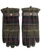 Newbrough Tartan Handskar Grön