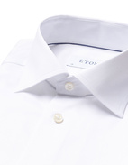 Contemporary Fit Signature Twill Shirt White Stl 43