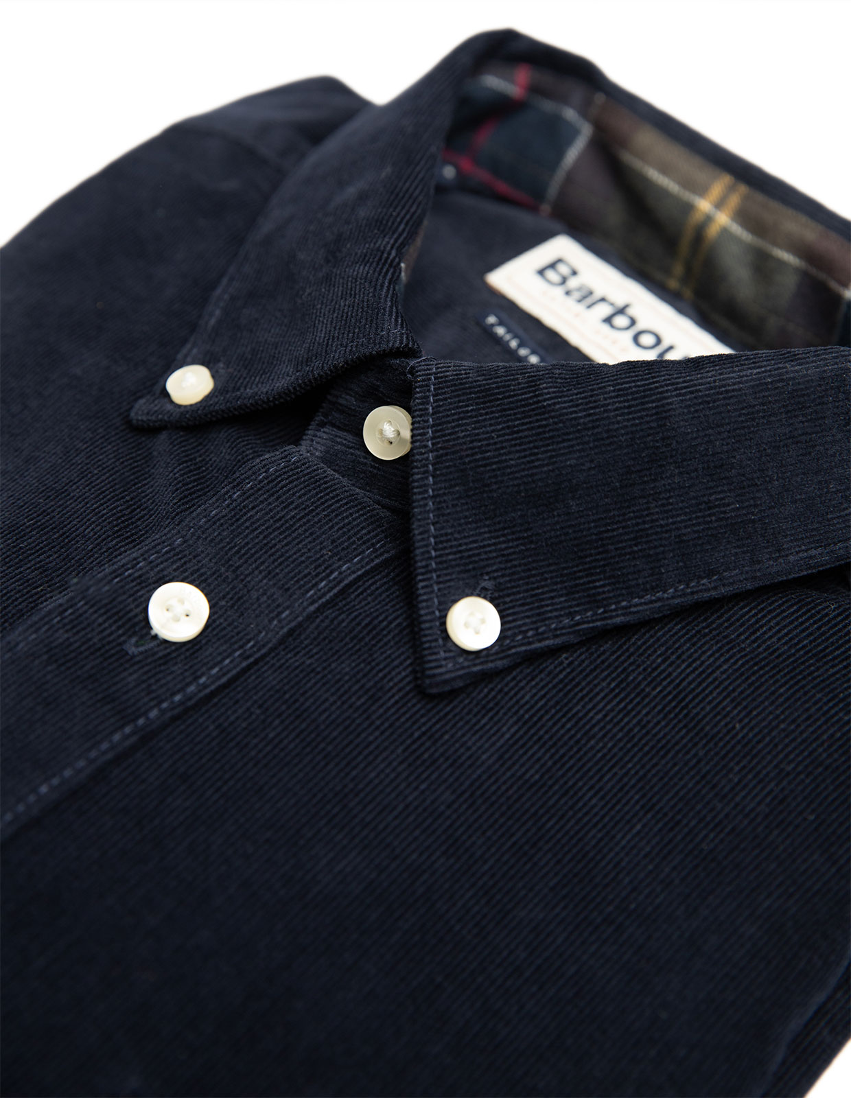 Ramsey Tailored Fit Skjorta Navy Stl L