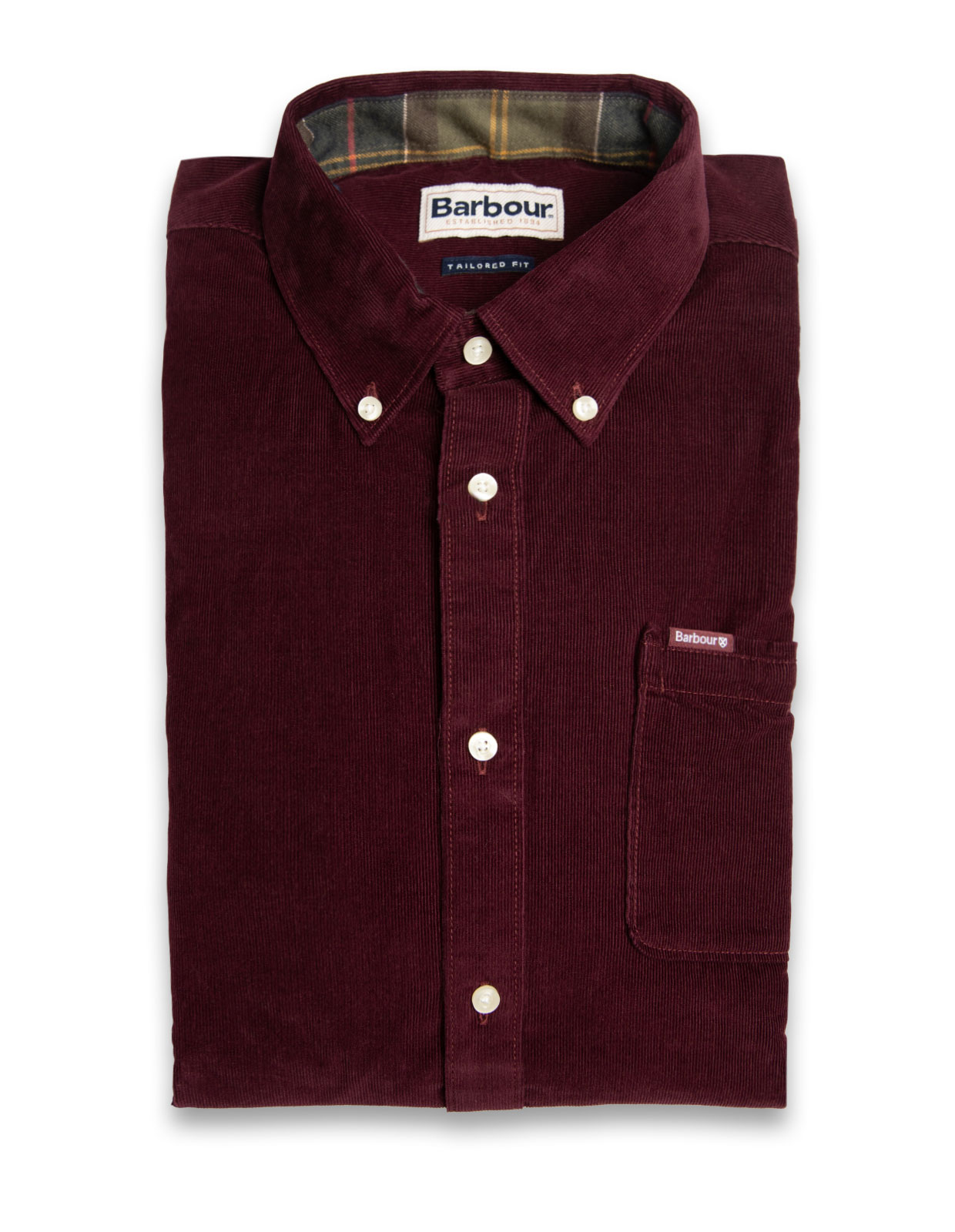 Ramsey Tailored Fit Skjorta Winter Red Stl M