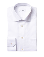 Classic Fit Signature Twill Shirt White Stl 41