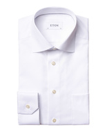 Classic Fit Signature Twill Shirt White Stl 43