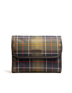 Tartan Hanging Washbag Classic Tartan Brown