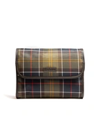 Tartan Hanging Washbag Classic Tartan Brown One Size