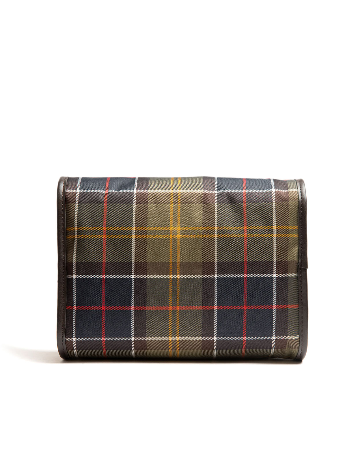 Tartan Hanging Washbag Classic Tartan Brown One Size