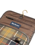 Tartan Hanging Washbag Classic Tartan Brown One Size