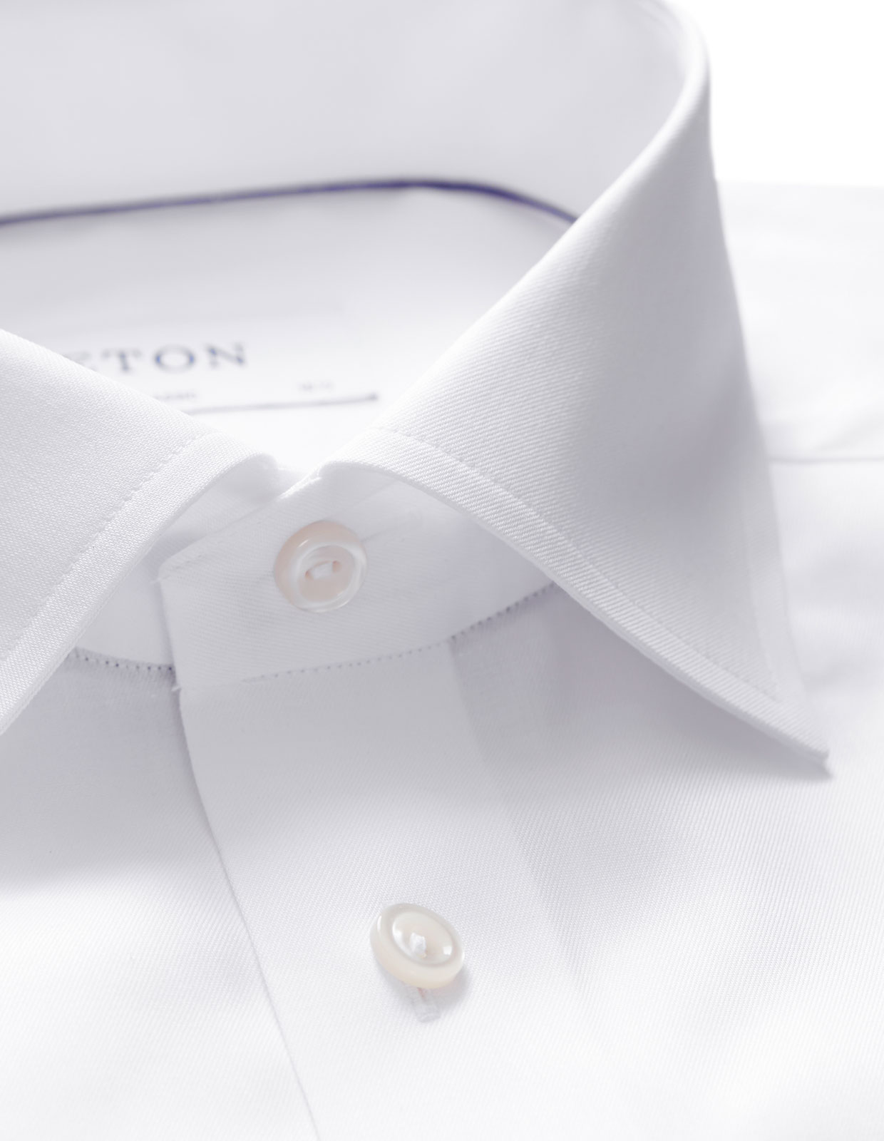 Classic Fit Skjorta Signature Twill Vit 40
