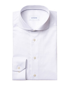 Super Slim Fit Twill Shirt White