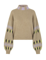 Adonis Heavy Knitted Sweater Fair Isle