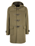 Morris Duffle Coat Loden Check