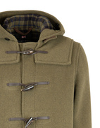 Morris Duffle Coat Loden Check Stl L