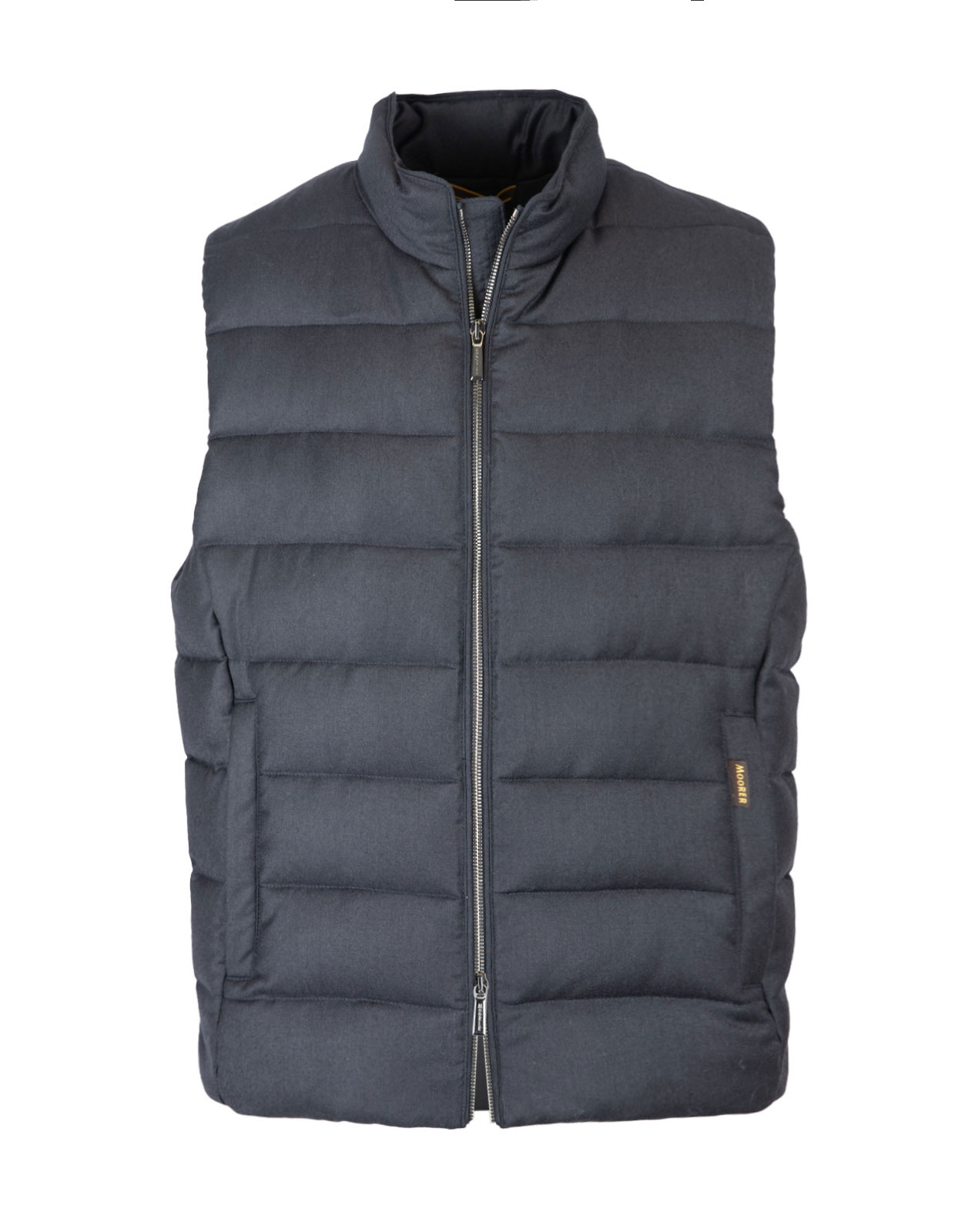 Oliver-L Wool Cashmere Down Vest Blu Stl 50