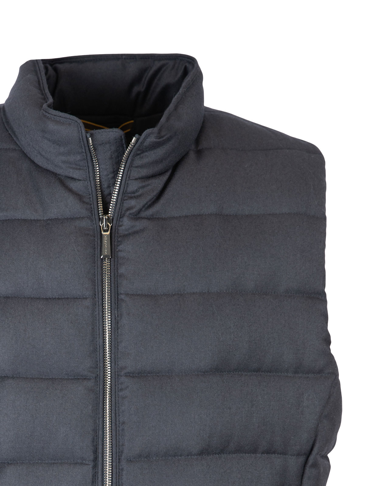 Oliver-L Wool Cashmere Down Vest Blu