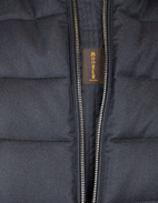 Oliver-L Wool Cashmere Down Vest Blu Stl 50