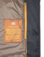 Oliver-L Wool Cashmere Down Väst Blu