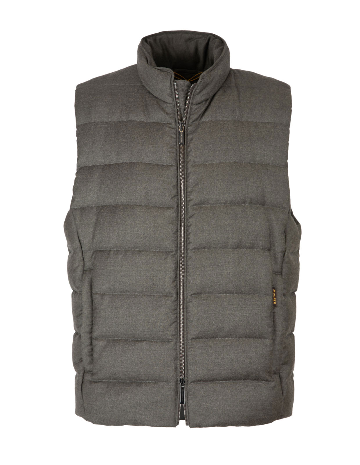 Oliver-L Wool Cashmere Down Väst Forest