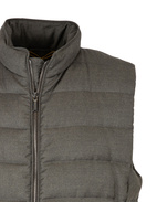 Oliver-L Wool Cashmere Down Vest Forest Stl 56