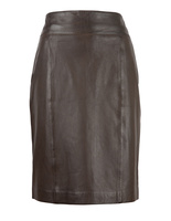 Dania Leather Skirt Espresso