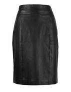 Dania Leather Skirt Black Stl 38