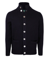 Landford Cardigan Lammull Navy Stl 50