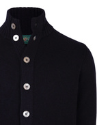 Landford Cardigan Lammull Navy Stl 58