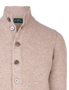 Landford Cardigan Lammull Ljusbeige 56
