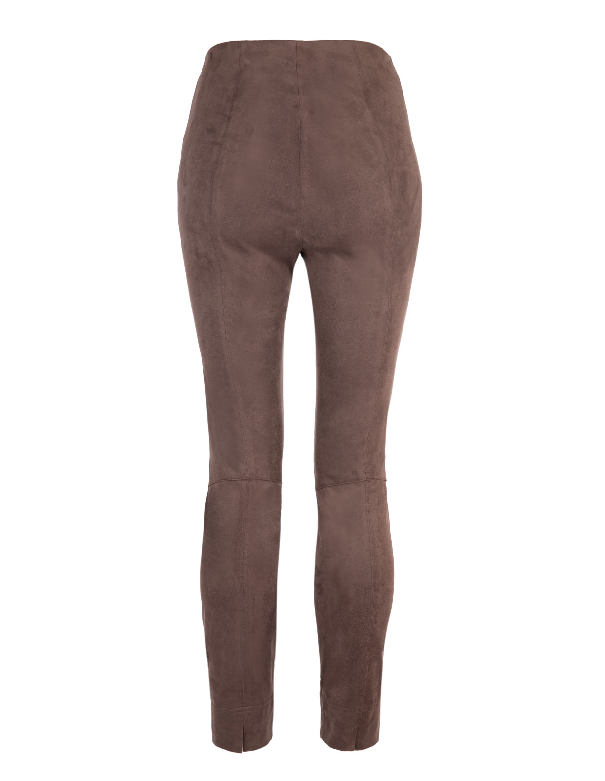Penny Faux Suede Trousers Tabak