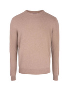 Crew Neck Cashmere Melange Beige Stl XL