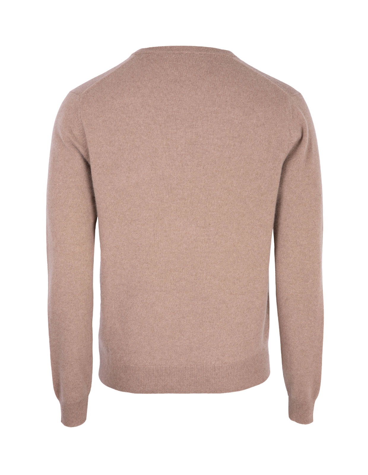 Crew Neck Cashmere Melange Beige Stl XL