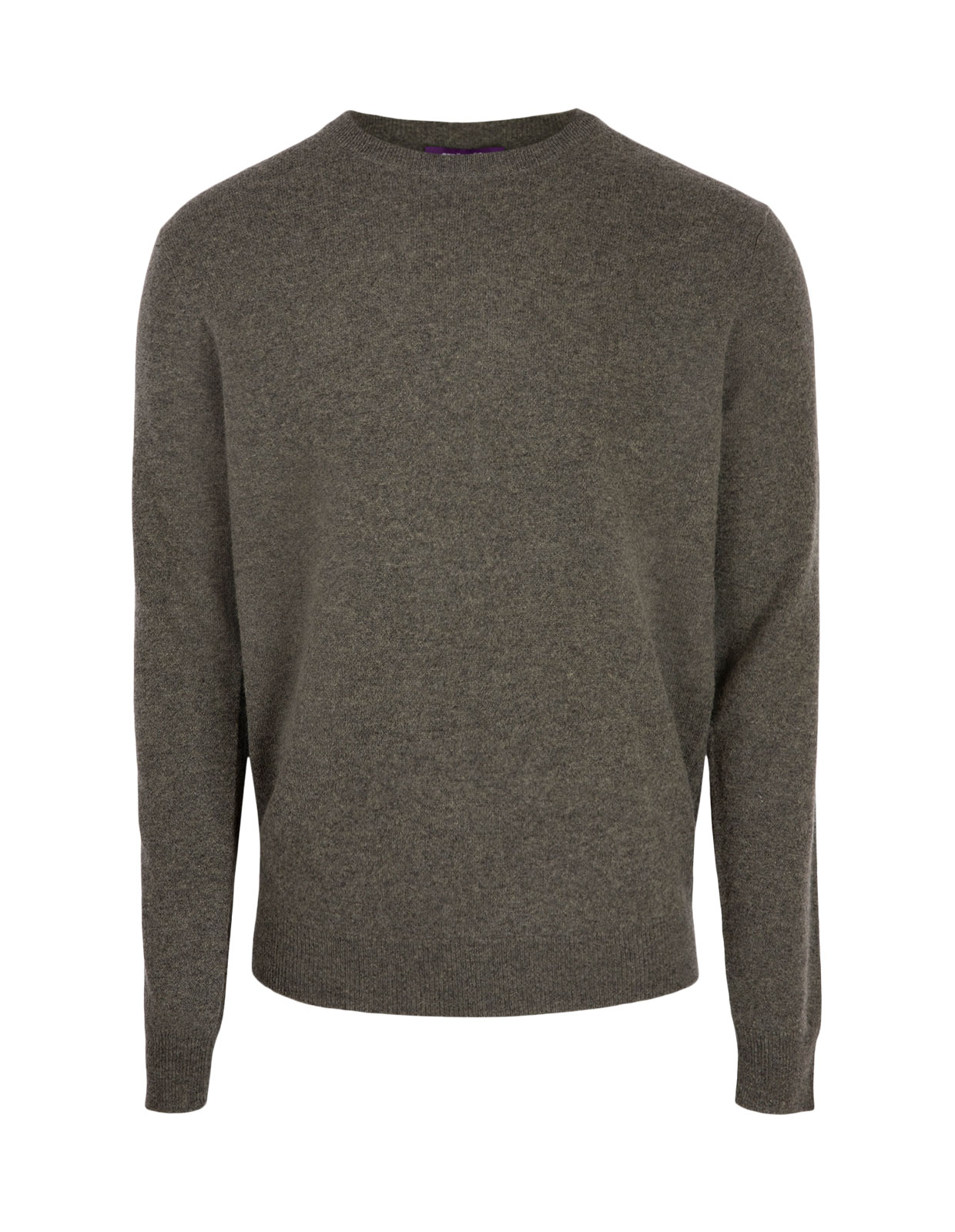 Crew Neck Cashmere Heather Green