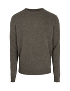 Crew Neck Cashmere Heather Green