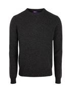 Crew Neck Cashmere Charcoal
