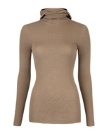 Febe Wool Hooded Pullover Cement