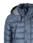 Hooded Down Jacket Navy