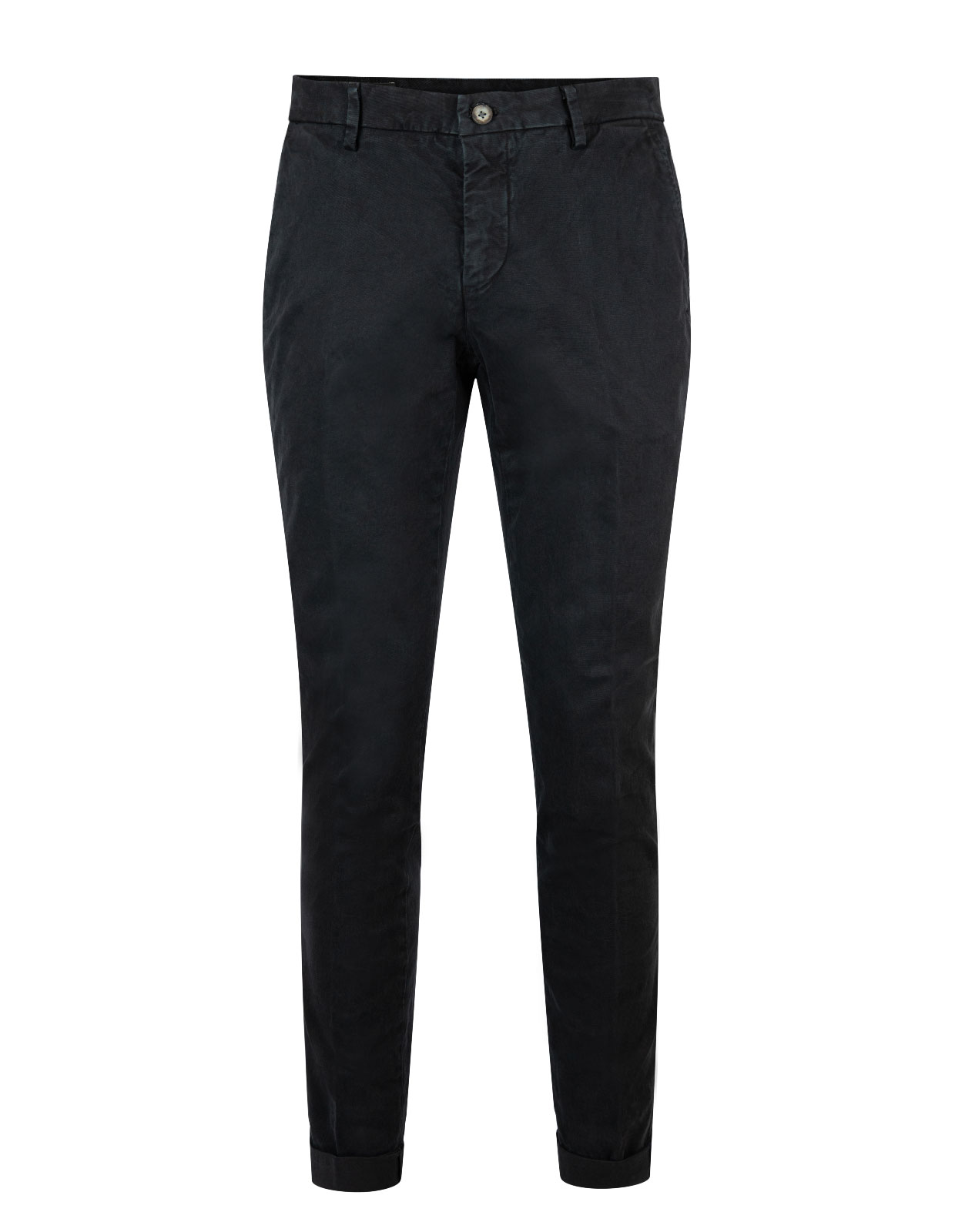 Milano Slim Chinos Gabardine Twill Stretch Black