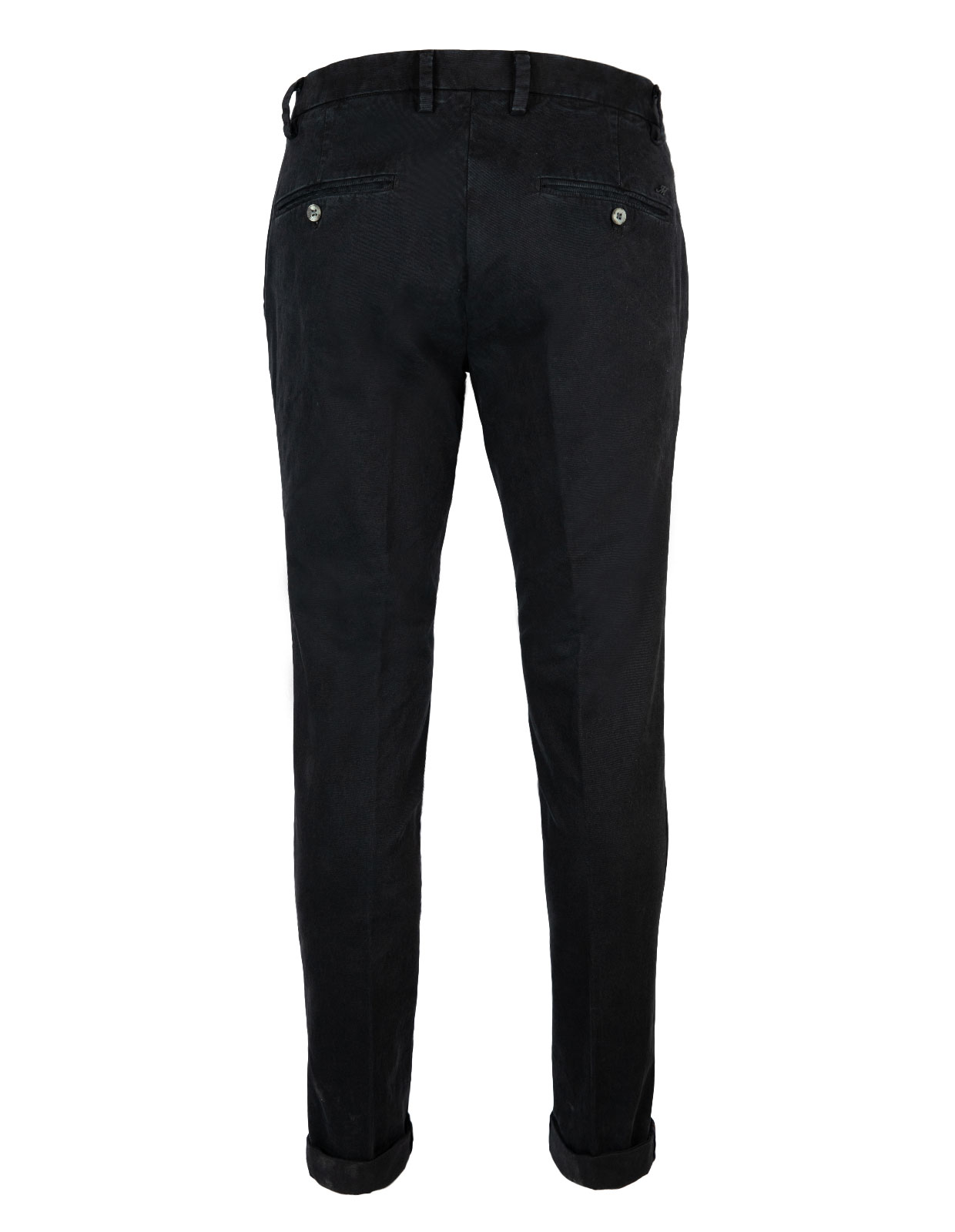 Milano Slim Chinos Gabardine Twill Stretch Black