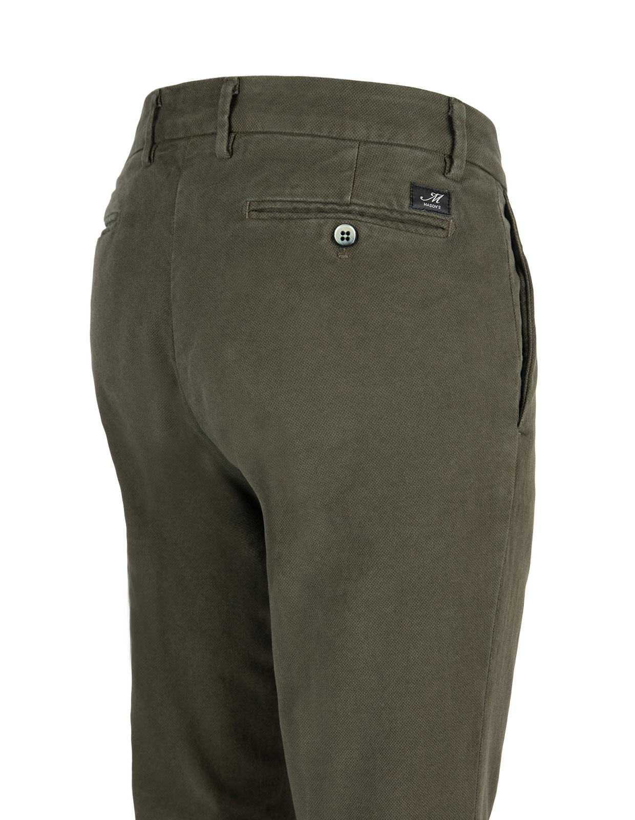 New York Chinos Cotton Stretch Texture Olive Stl 52