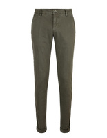 Milano Slim Chinos Gabardine Twill Stretch Olive