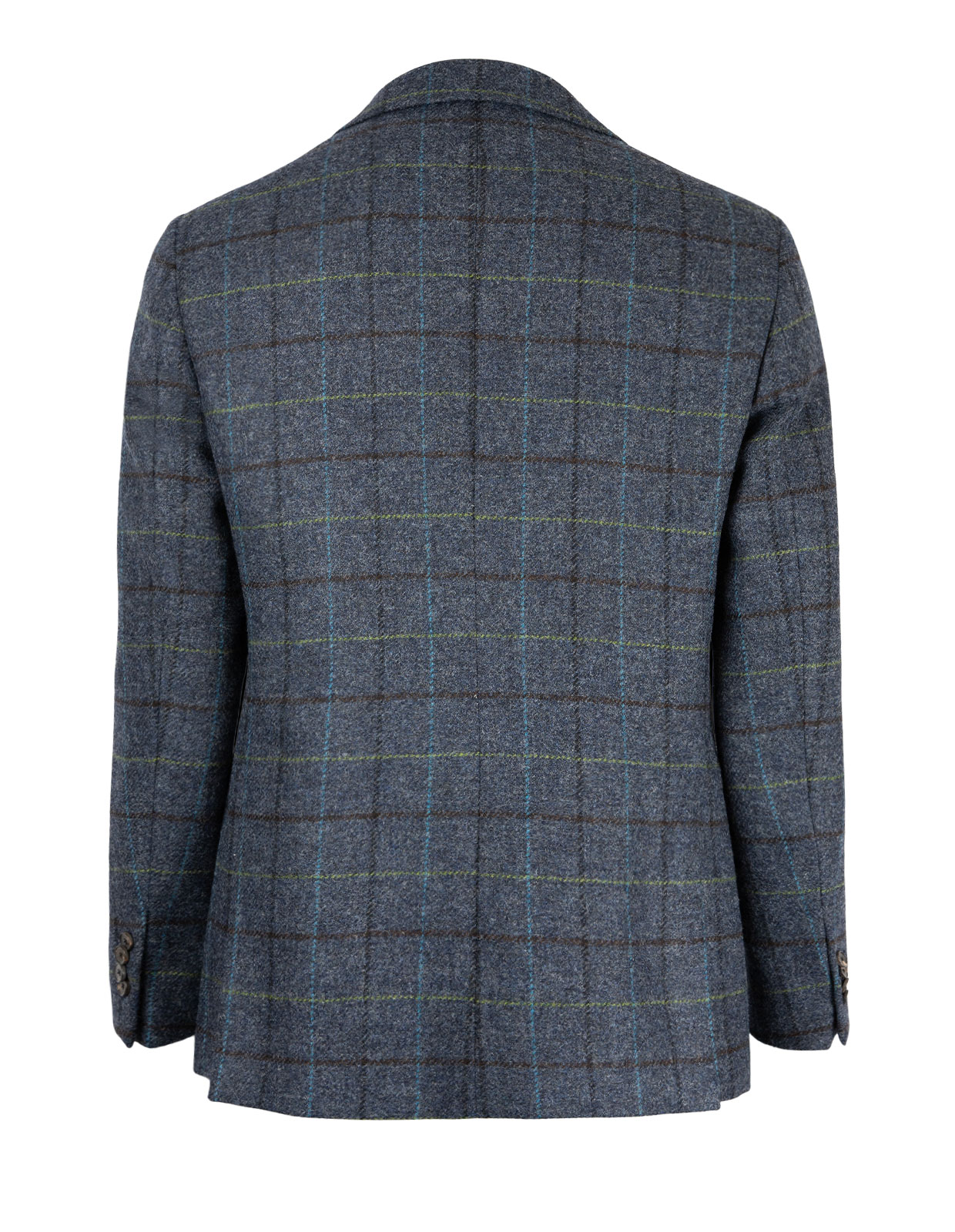 Frederick Tweed Jacket Shetland Check Blue