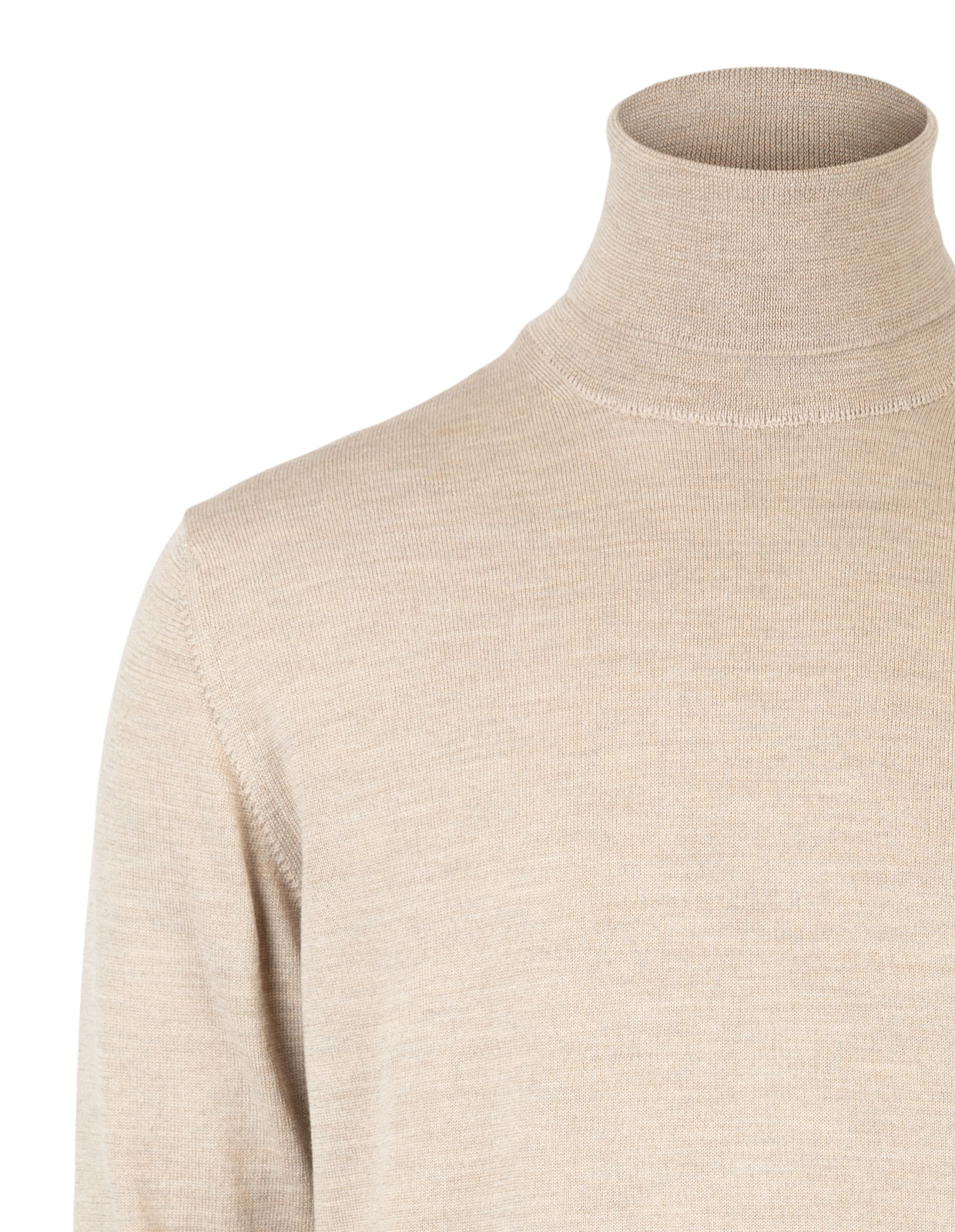 Roll Neck Merino Sand Stl XXL