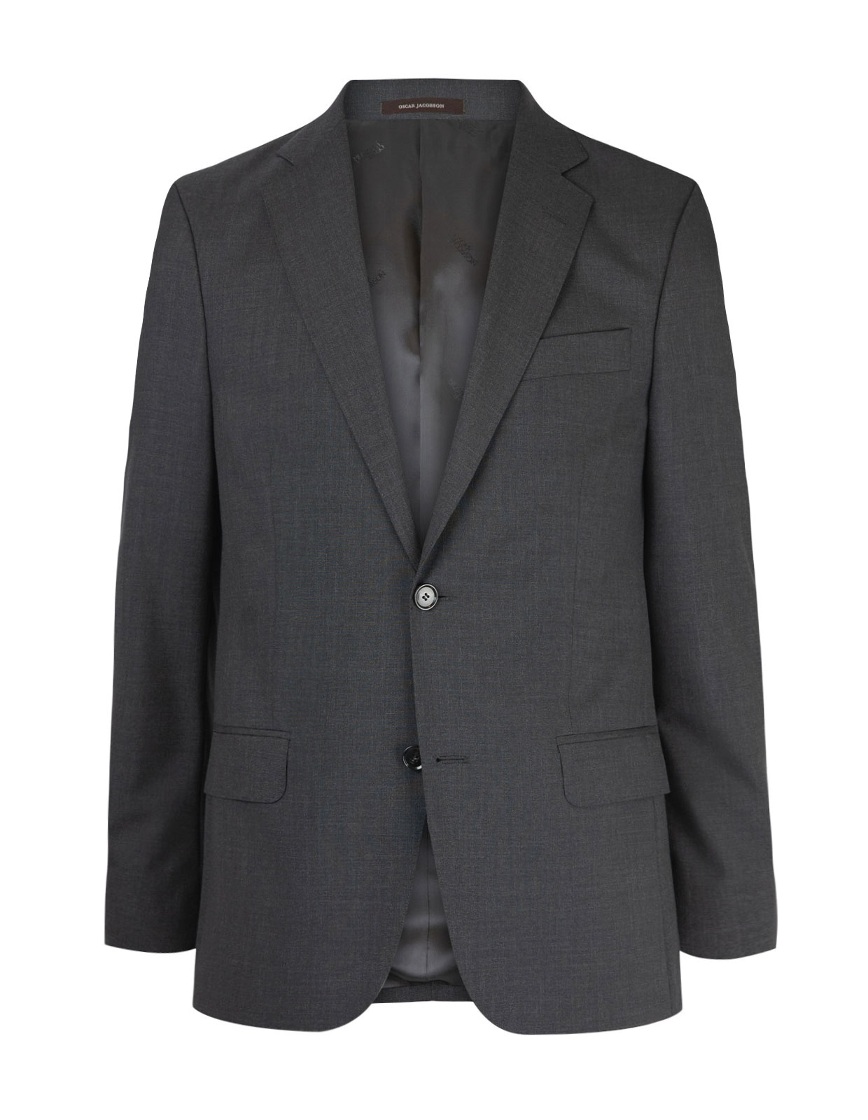 Falk Suit Jacket Regular Fit Mix & Match Wool Dark Grey Stl D108